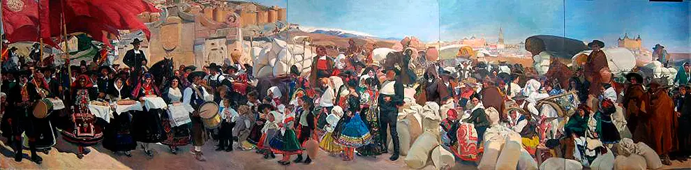 Castilla, the Feast of Bread in Detail Joaquin Sorolla